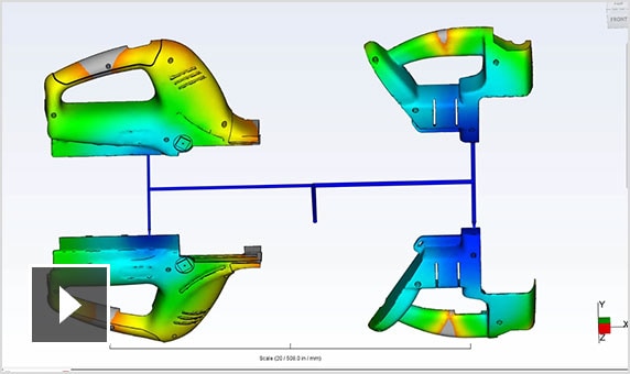 Video: Keep parts from warping and shrinking differently with Runner Balance analysis in Simulation Moldflow Adviser
