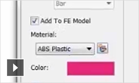 Video: non-linear options available in the material library for this hedge-trimmer assembly 