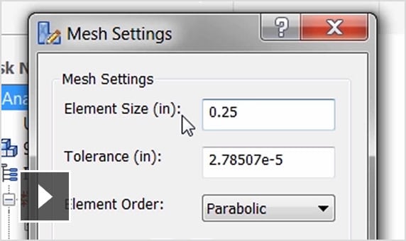 Video: A demonstration of using thin shell elements for speed and accuracy of results