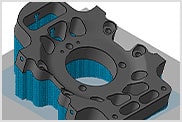 Support structure around a part within Autodesk Netfabb