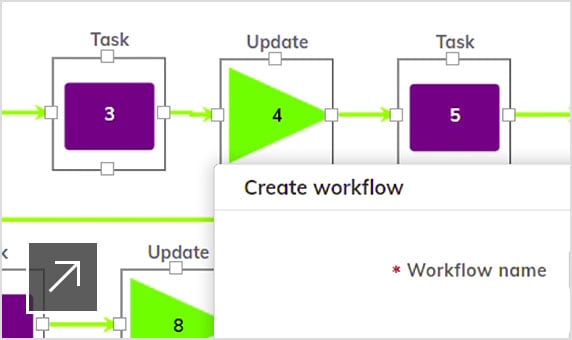 Upchain’s workflow builder