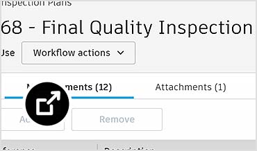 Screen shows a non-conformance list in Fusion Manage.