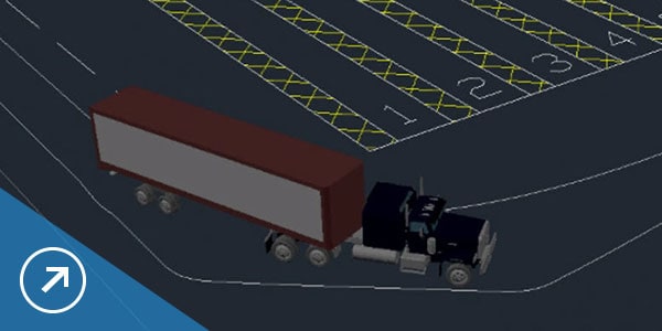 Cad Drawing %3a Various Vehicle Turning Radius Circle Layouts 1