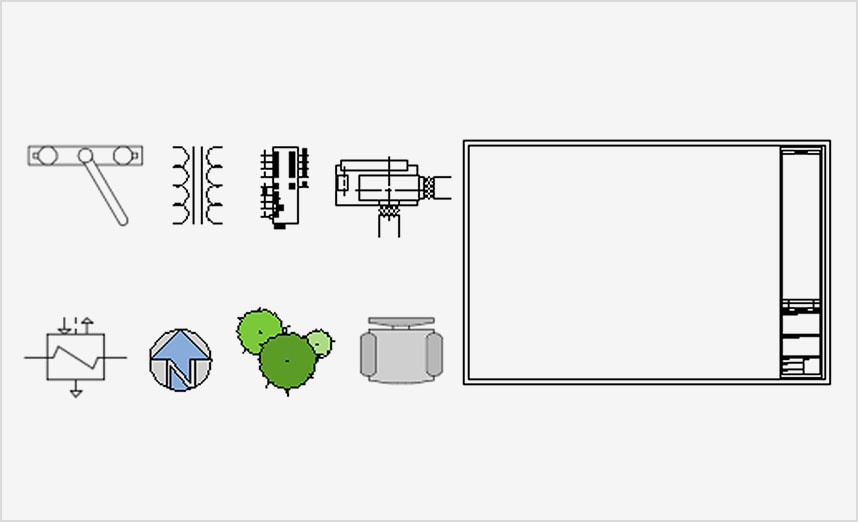 Ejemplos de bloques CAD