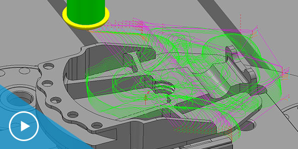 Software CAM PowerMill de 5 ejes