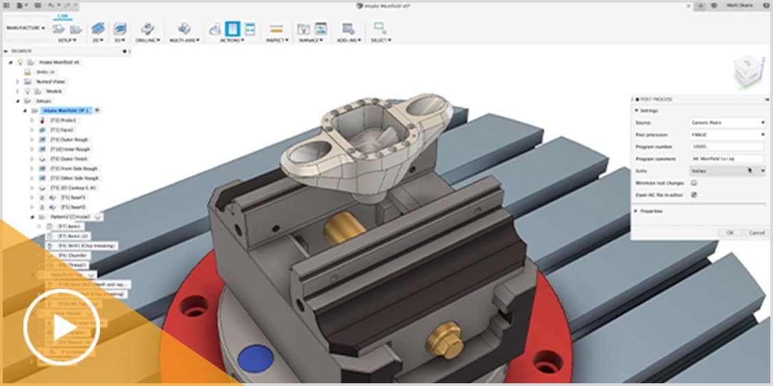 FeatureCAM CAM software for turn-mill machines