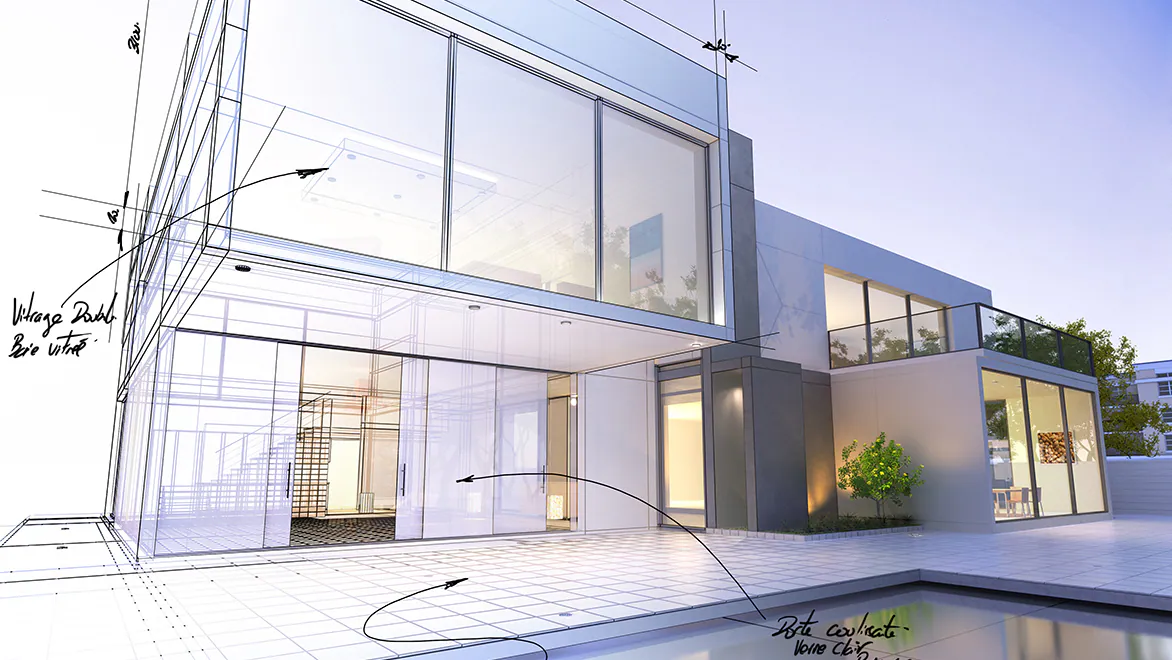 architectural rendering drawing