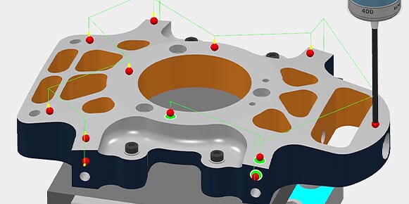 PowerInspect and FeatureCAM are used together to create consistent and accurate part setups