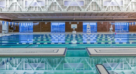 indoor swimming pool at the YK Fitness Centre