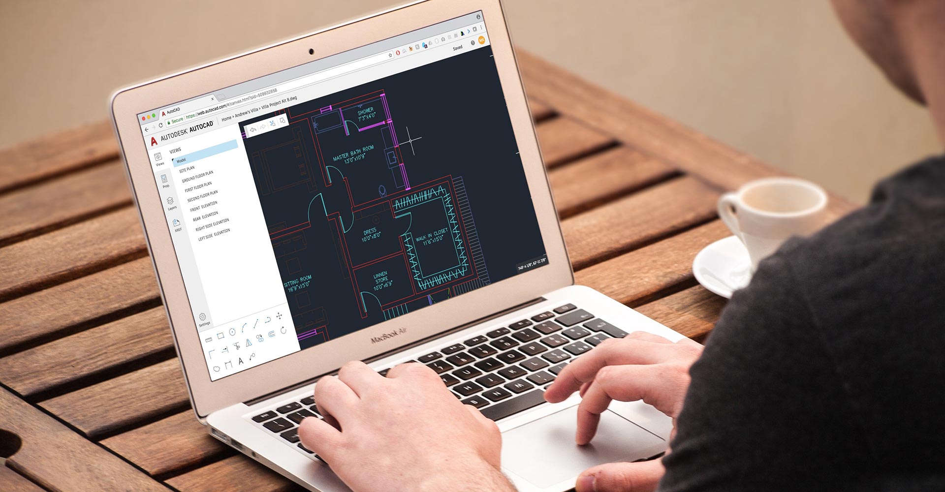 온라인 CAD 도면용 AutoCAD 웹 앱