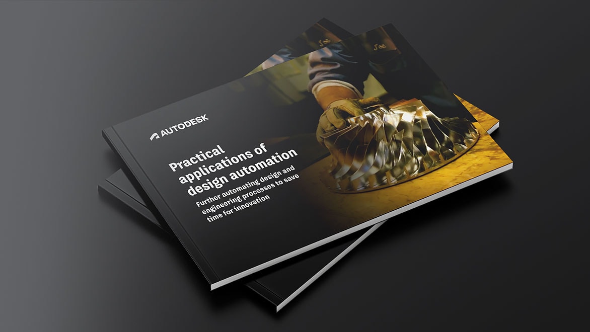 Conjunto de dos libros electrónicos de Autodesk sobre aplicaciones de automatización de diseños