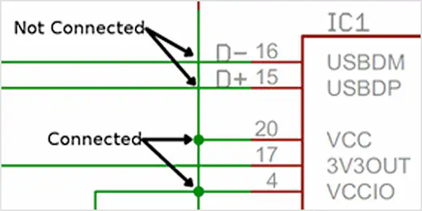 구성요소를 연결하는 AutoCAD 배선