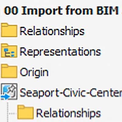 Thumbnail of building awning in a large building model in Autodesk Inventor