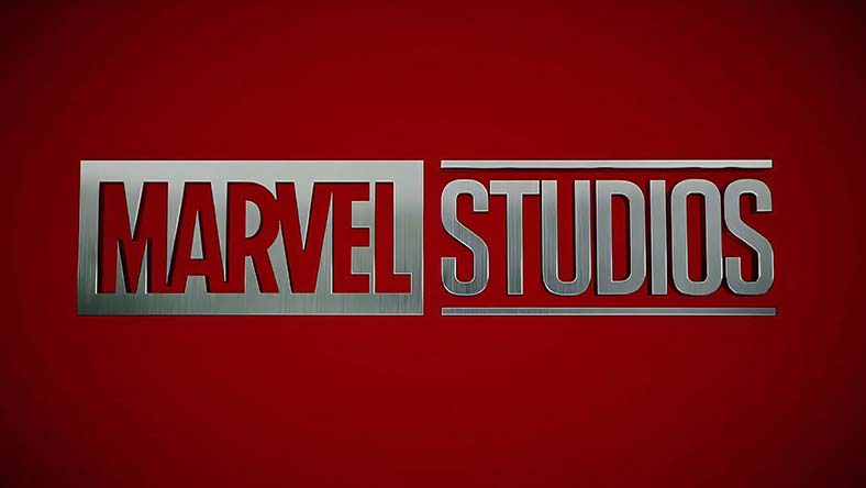 Marvel Studios logo on red background