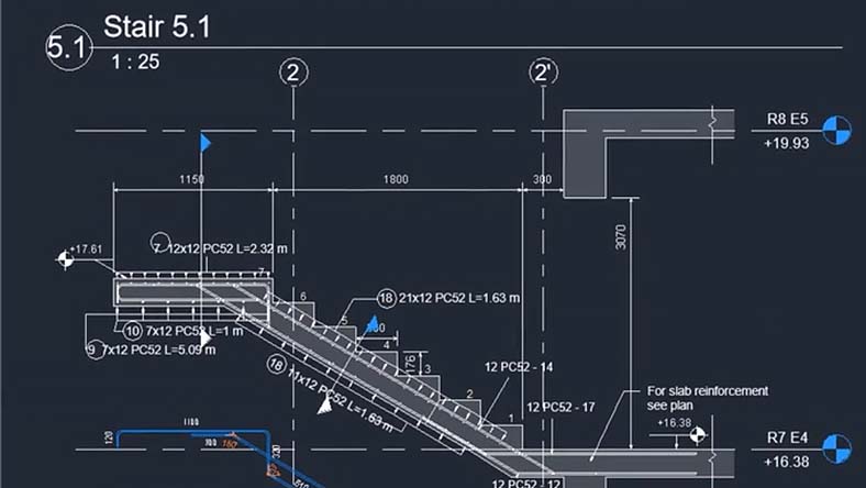technical drawing in Revit