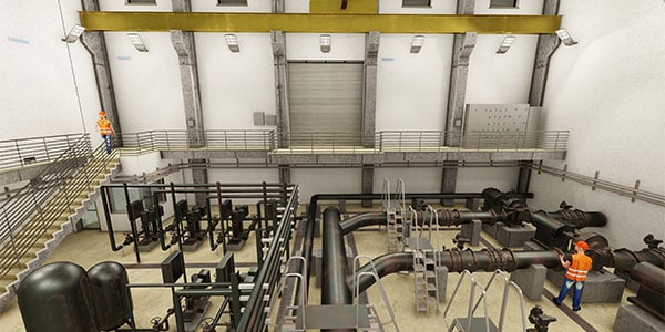 BIM-based water treatment plant