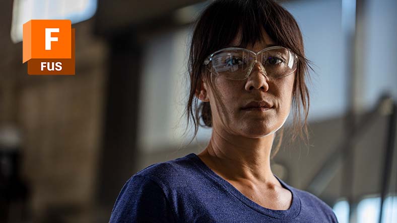 professional wearing protective glasses