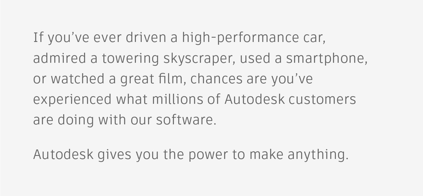 Autodesk Tagline Autodesk Brand